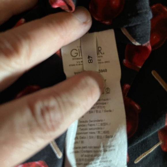 No. 21- Candy Apple Silk Dress. Size Italian 48/US Size 12. - Picture 6 of 9